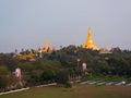 The Shwedagon Pagoda in Yangon, Myanmar Royalty Free Stock Photo